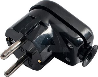 Вилка кабельная Timex 2P+E WT16U-CZ (черный)