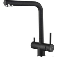 Смеситель Gran-Stone Polux (308 черный)