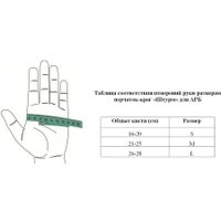 Тренировочные перчатки Рэй-Спорт Штурм (L, красный)