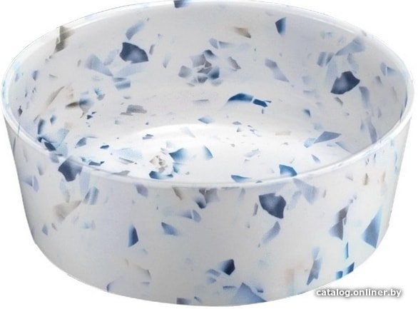 Миска TarHong Terrazzo PTD3050WBTF (белый/синий)