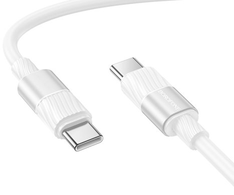 

Кабель Borofone BX106 USB Type-C - USB Type-C (1 м, белый)