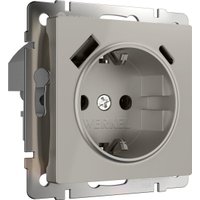 Розетка Werkel W1271704 (дымчатый)