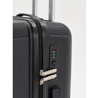Чемодан-спиннер L'Case Riga 20 (S, черный)