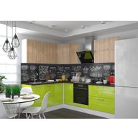 Шкаф напольный Горизонт Европа угловой (золотой крафт) в Бресте