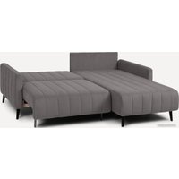 Угловой диван Divan Маркфул Velvet Grey 134901 (серый)