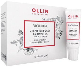 Ollin Professional BioNika Яркость цвета Энергетическая 6x15 мл