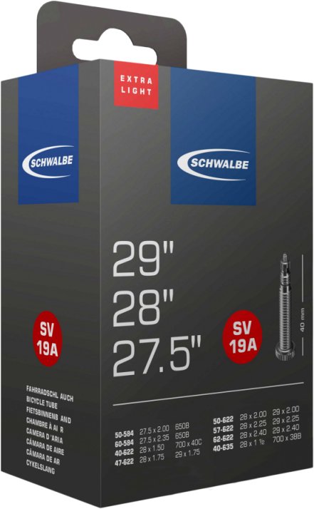 

Велокамера Schwalbe Tube Item 19A 27.5"/28"/29" 10430943