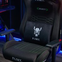 Игровое (геймерское) кресло FLOKY Velocity Black (черный)