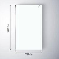 Душевая стенка Saniteco Walk-In SN-W8TC110 (110x200, прозрачное стекло, хромированный профиль)