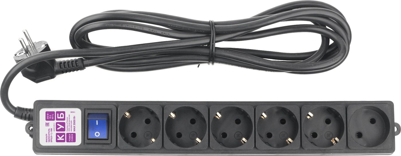 

Сетевой фильтр Power Cube SPG6-B1