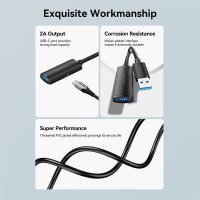 Кабель Vention CBMBL USB Type-A (10 м, черный)