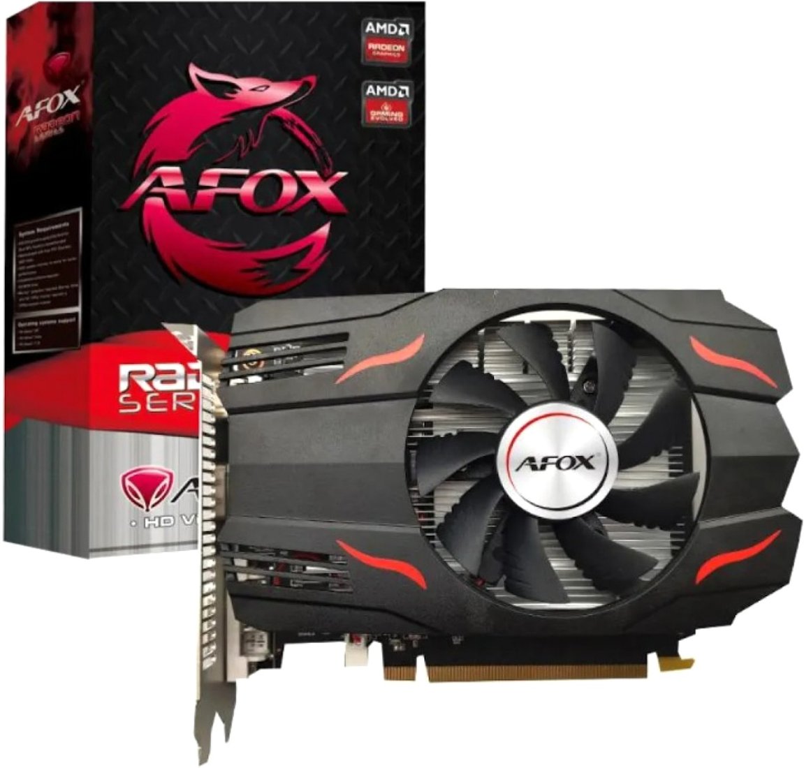 

Видеокарта AFOX Radeon RX 550 4GB GDDR5 AFRX550-4096D5H4-V4