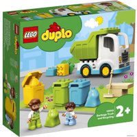 Конструктор LEGO Duplo 10945 Мусоровоз и контейнеры для раздельного сбора мусор