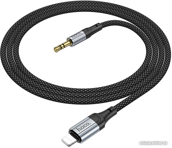 Кабель Hoco UPA26 Lightning - Jack 3.5mm (1 м, черный)
