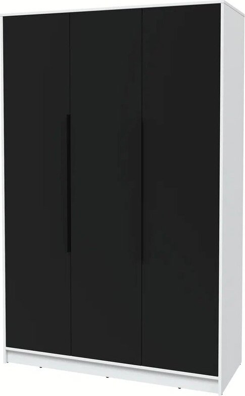 

Шкаф распашной Интерлиния Концепт КТ-Ш3 (черный/белый платинум)