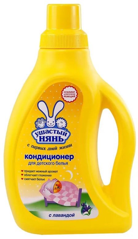 

Кондиционер для белья Ушастый нянь для детского белья с лавандой 750 мл