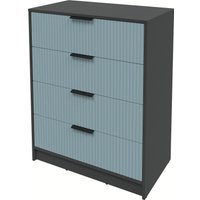 Комод Интерлиния Концепт Лайн КТ-К80 (антрацит/океан)