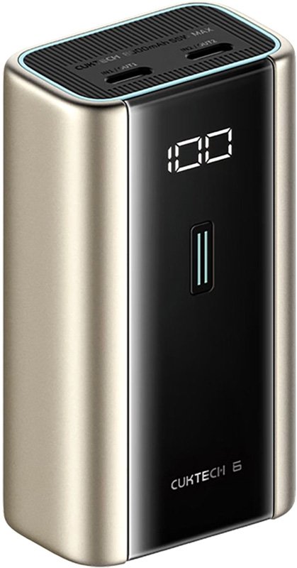 

Внешний аккумулятор Cuktech PB060 6000mAh 55W (золотистый)