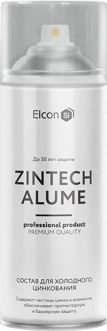 

Краска Elcon Zintech Alume для холодного цинкования 0.52 л (аэрозоль, серебристый)