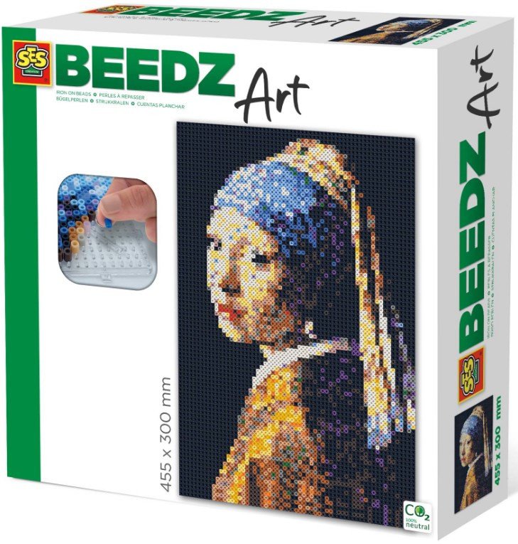 

Термомозаика SES Creative Beedz Art Девушка с жемчужной сережкой 06004