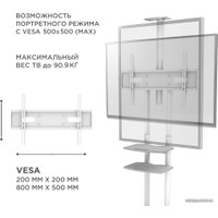 Кронштейн Onkron TS1881W (белый)