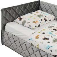 Кровать AMI Николетти Софт 90 (темно-серый)