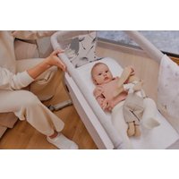 Приставная детская кроватка Lionelo Aurora (beige cappuccino)