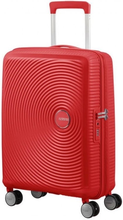 

Чемодан-спиннер American Tourister SoundBox Red 55 см