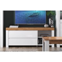 Тумба Anrex Taurus RTV 2S2N (белый глянец-дуб вотан) в Пинске