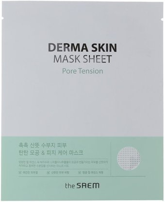  The Saem Маска для лица тканевая Derma Skin Mask Sheet Pore Tension