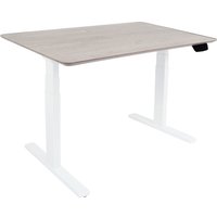 Столешница ErgoSmart 1300х750х27 мм (скошенный край, дуб беленый)