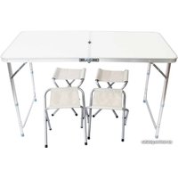 Стол со стульями Ausini VT-05 (белый)
