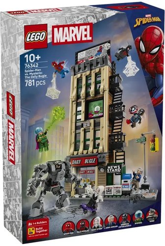 Конструктор LEGO Marvel 76342 Spider-Man Человек-паук против Мистерио: Дейли Бьюгл