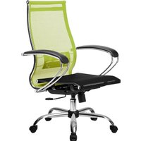 Офисное кресло Metta SK-2-BK Комплект 9, Ch ов/сечен (резиновые ролики, лайм)