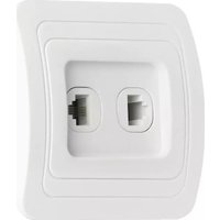 Розетка компьютерная SmartBuy SBE-02w-S1-RJPH