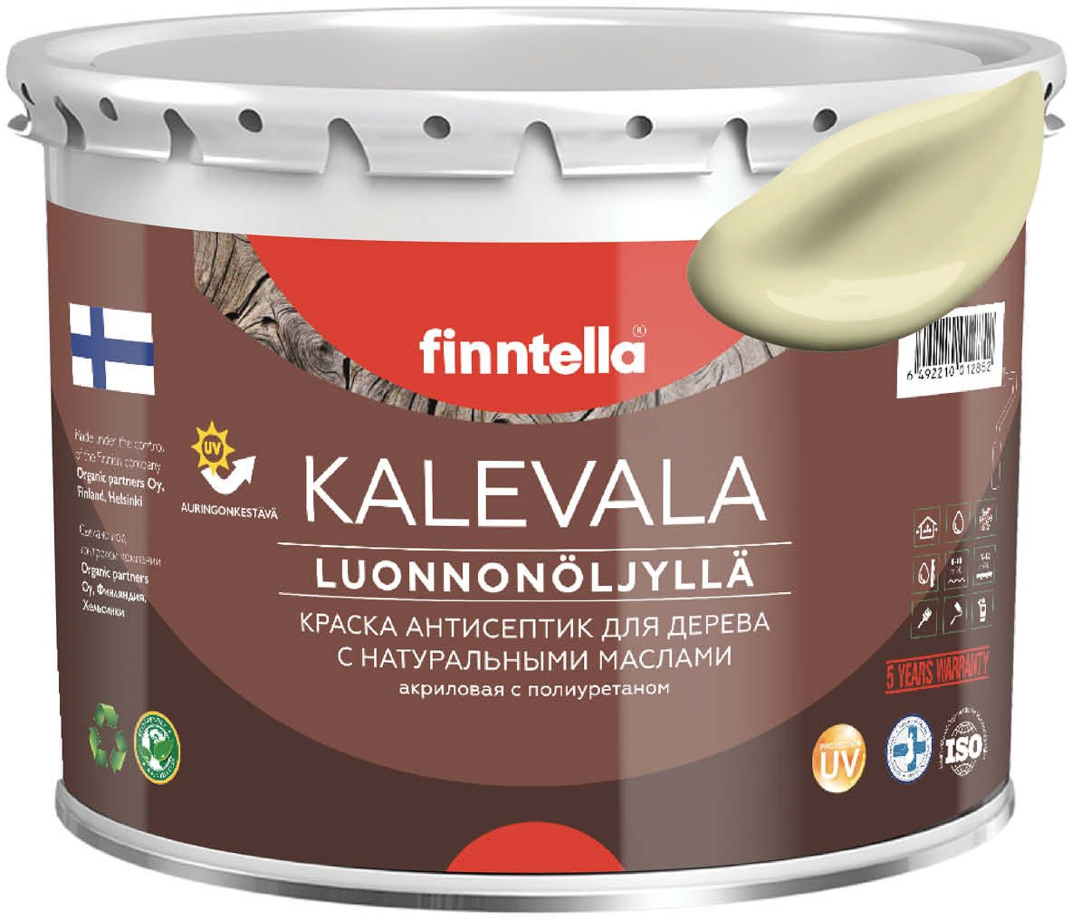 

Краска Finntella Kalevala Cocktail F-13-1-3-FL119 2.7 л (бежевый)