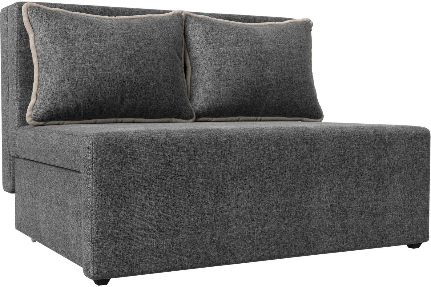 

Диван Лига диванов Лагуна 114452 (рогожка серый/кант рогожка бежевый)