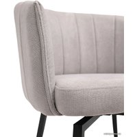 Стул с подлокотниками AksHome Melon 82154 (светло-бежевый/черный)