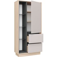 Шкаф распашной Аквилон Рэя №5.1 (туя светлый/кашемир)