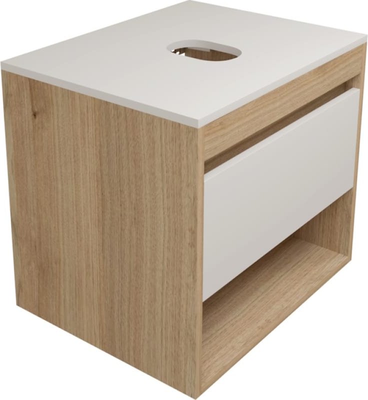 

Teymi Тумба под умывальник Ritta 55 T60519 (дуб эврика/белый матовый)