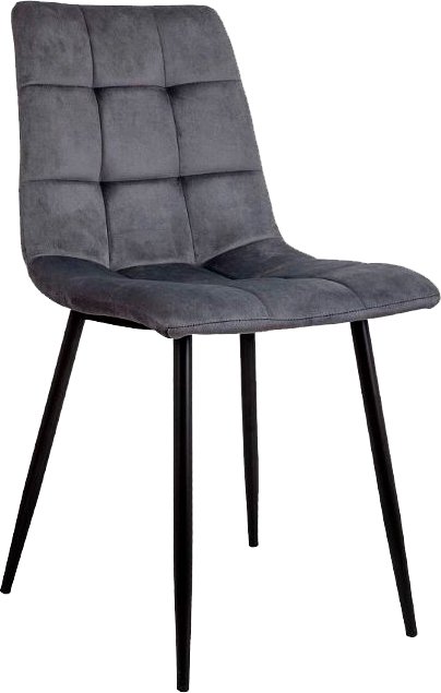 

Стул AksHome Dallas (серый велюр 14/черный)