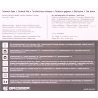 Настенные часы Bresser MyTime Meteotime LCD (черный)