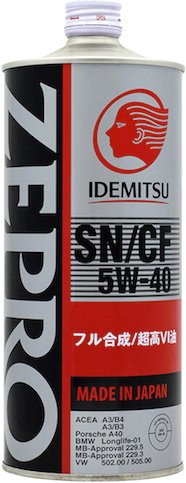 

Моторное масло Idemitsu Zepro Euro Spec 5W-40 1л