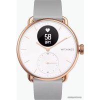 Гибридные умные часы Withings Scanwatch 38мм (розовое золото)