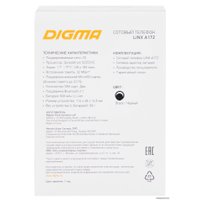 Телефон Digma Linx A172 (черный)