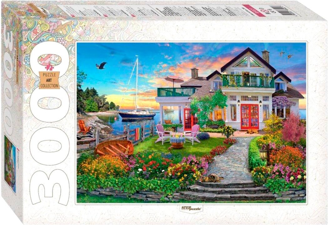

Пазл Step Puzzle Дом на берегу залива