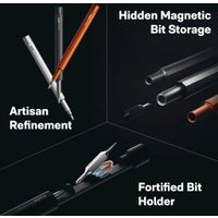 Набор отвертка с битами HOTO Pocket Precision Screwdriver SE QWLSD013 черный (4 предмета)