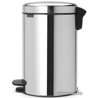 Мусорное ведро Brabantia Pedal Bin NewIcon с корзиной 12 л (стальной полированный)