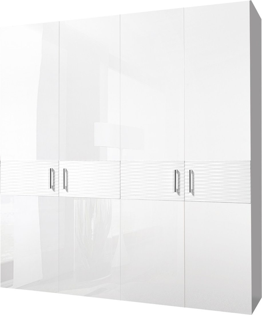 

Шкаф распашной ФорестДекоГрупп Вена 4-х створчатый (белый/белый)