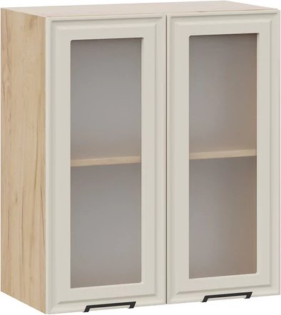 

Шкаф навесной Трия Белладжио 1ВВ6С с двумя дверьми (дуб крафт золотой/софт панакота)